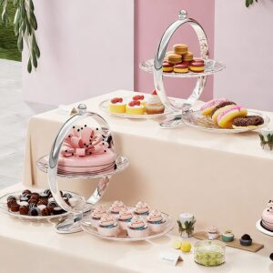 Luxury 3-Tier Foldable Crystal Dessert Stand