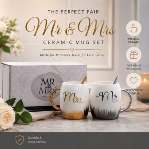 r & Mrs Ceramic Mug Gift Set