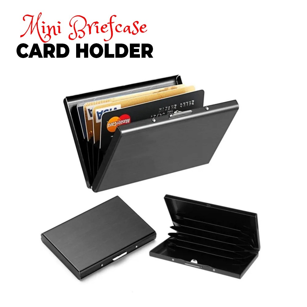 Customized Mini Briefcase Style Card Holder