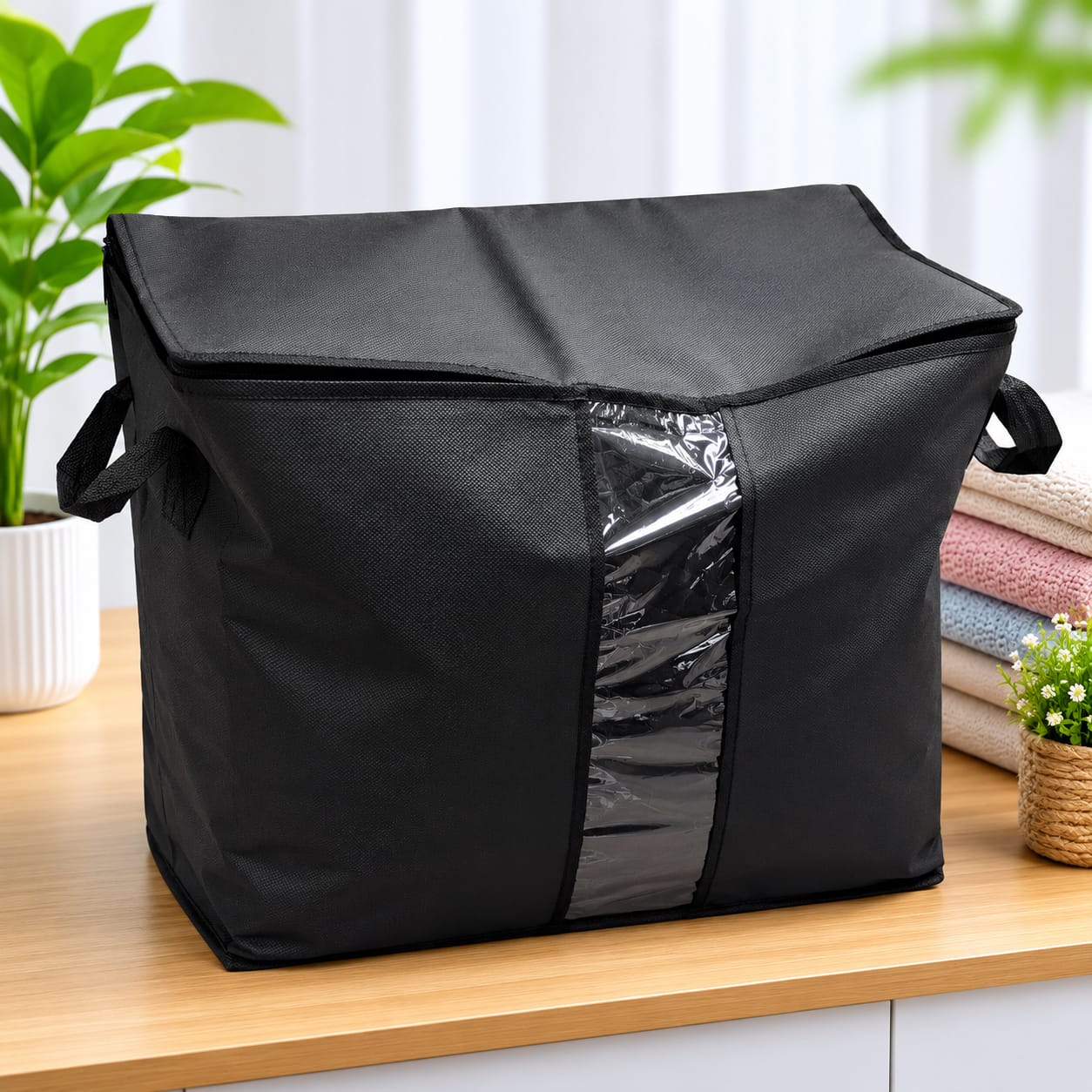 BLACK STORAGE BAG