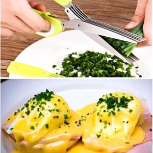 5-Blade Stainless Steel Herb Chopper